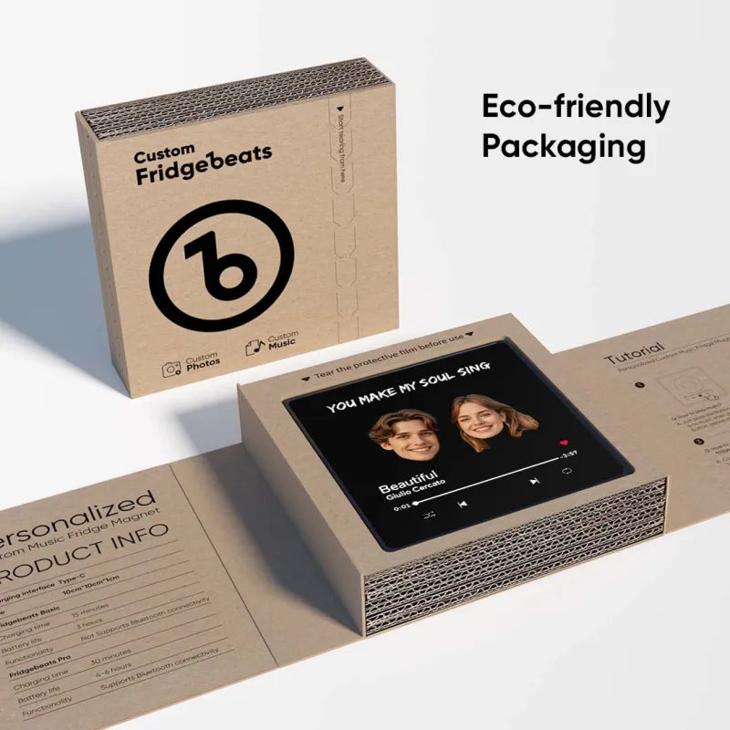 How to order FridgeBeats: upload photo and MP3 for your personalised music magnet – simple customisation and quality inspection