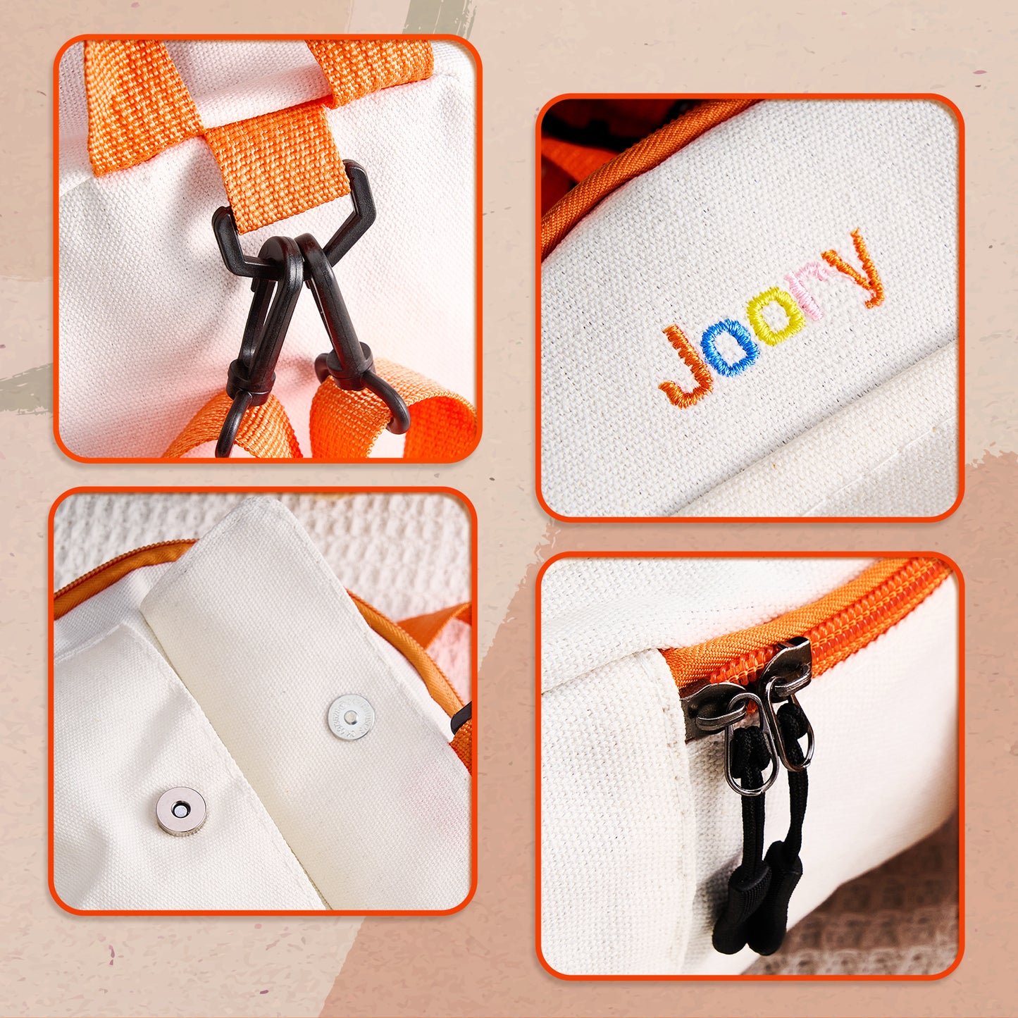 Child wearing personalised mini corduroy backpack with embroidered name — stylish and practical nursery or early years school bag.