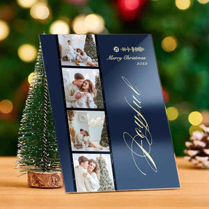 Christmas Gift Custom Glass Code Filmstrip Plaque/Keychain Four Colors Available