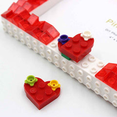 Custom Red Building Blocks Picture Frame DIY Photo Frame