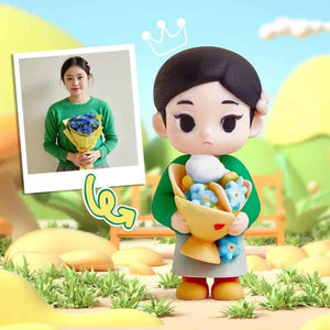 Custom 1 Person 3D Mini Figure From Your Photo Personalized Toy Figure Gifts For Kids