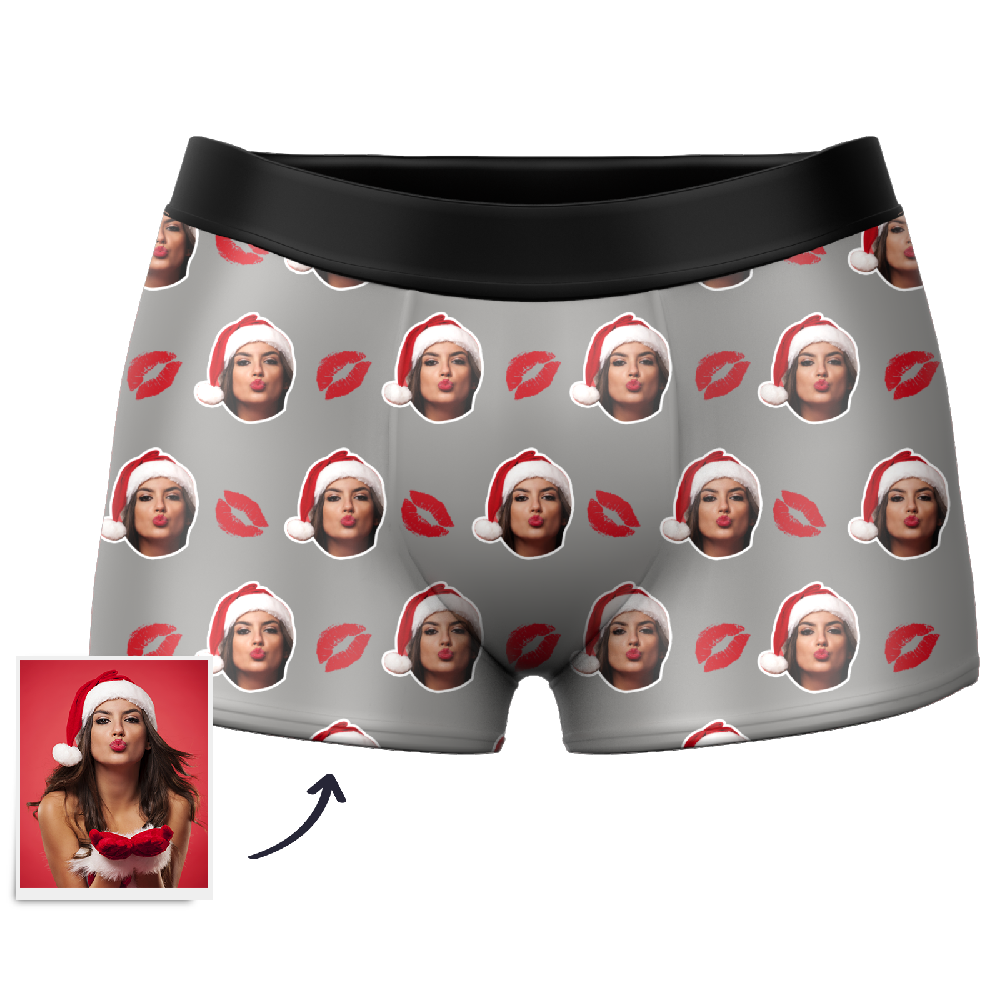 Personalised Photo Boxer Shorts | Custom Face Printed Underwear
