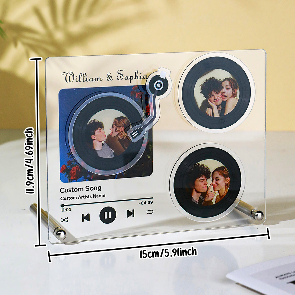 Memorial/wedding/anniversary keepsake plaque in clear acrylic
