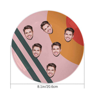 Personalized Dinner Plates Gifts Custom Face Ceramic Dishes