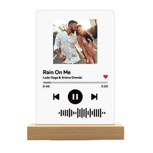 Personalized Scannable Music Code Acrylic Ornament