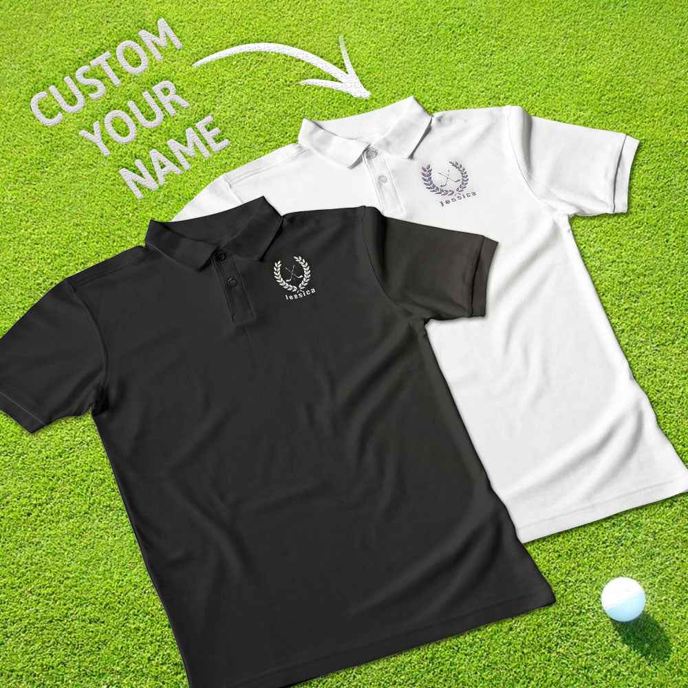 Personalized Golf Polo Shirts Embroidered Short Sleeve Polo Shirt for Women
