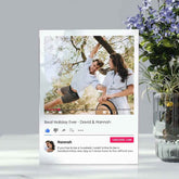 Custom Acrylic Plaque Personalized Social Photo Gift