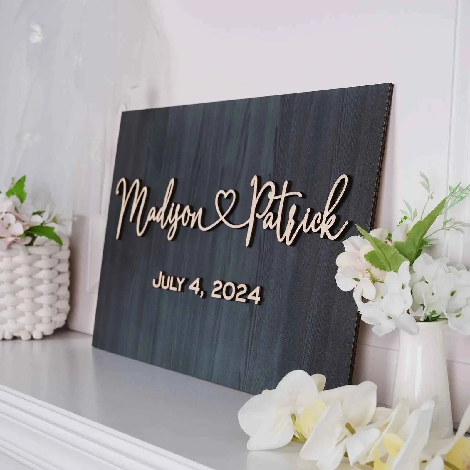 Personalized Wedding Sign Wedding Welcome Sign for Wedding Entrance