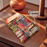 Personalized Book Cover with Pocket Book Cover Protector Gift for Book Lover