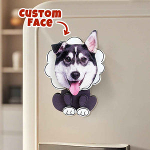 Personalized Pet Portrait Fridge Magnets Dog Refrigerator Magnet Home Decoration Gift for Pet Lover