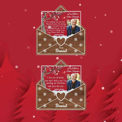 Personalized Photo Letter From Heaven Memorial Christmas Ornament Meaningful Christmas Gifts