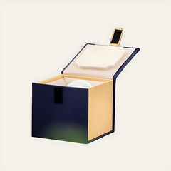 Premium Dark Blue Music Gift Box for Birthday & Anniversary Presents | Personalised Engraving