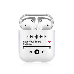 Custom Song Scannable Music Code Airpods 2 Case Cover