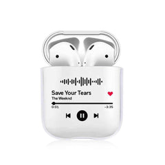 Custom Song Scannable Music Code Airpods 2 Case Cover