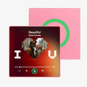 FridgeBeats Framed Custom Photo Music Fridge Magnet Special for Valentine's Day New 4.0 Upgrade Colorful Frame Album Fridge Magnet Sticker