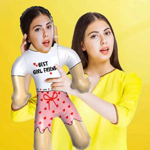 Custom Face & Text Blow Up Dolls Funny Inflatable Balloon Custom Air Doll for Party Favors
