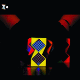 Electronic Cyberpunk Hourglass Clock | Digital Desktop Meter & Unique Gift