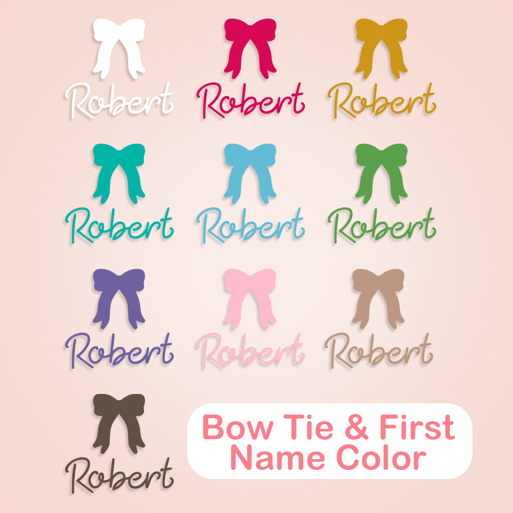 Natural wood grain and rounded edges of the personalised baby name sign made from nursery safe materials