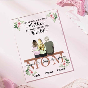 Custom Photo Acrylic Plaque For Mom