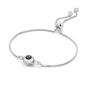 Photo Projection Bracelet Personalized Adjustable Bracelet Sweet Cool Anniversary Gift for Her