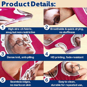 Custom Face Photo Arm Sleeves Summer Gift Birthday Gift