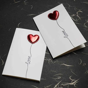 Love Greeting Card Three-dimensional Heartbeat Creative Card Set of 3 Designs