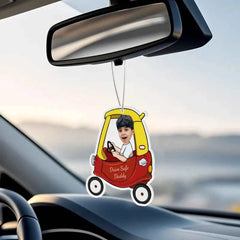 Personalized Drive Safe Car Air Freshener Custom Air Freshener Rearview Mirror Ornament Gifts for Father