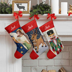 Personalized Christmas Stockings Custom Name Christmas Stocking