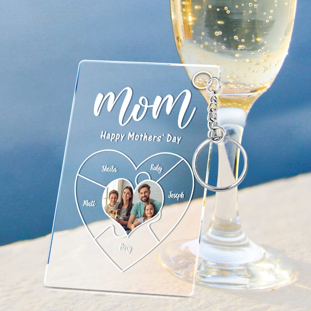 Close-up detail of engraved Spotify code and printed photograph on clear acrylic plaque showing crisp engraving and photo print – personalised Spotify art plaque detail