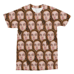 Custom Face T Shirt Printing Unisex Tee Shirts