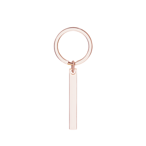 Personalized 3D Bar Keychain Engraved Music Code Key Chain