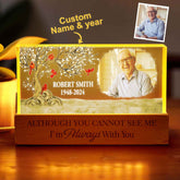 Personalized I'm Always With You Night Light Custom Photo Light Memorial Gift