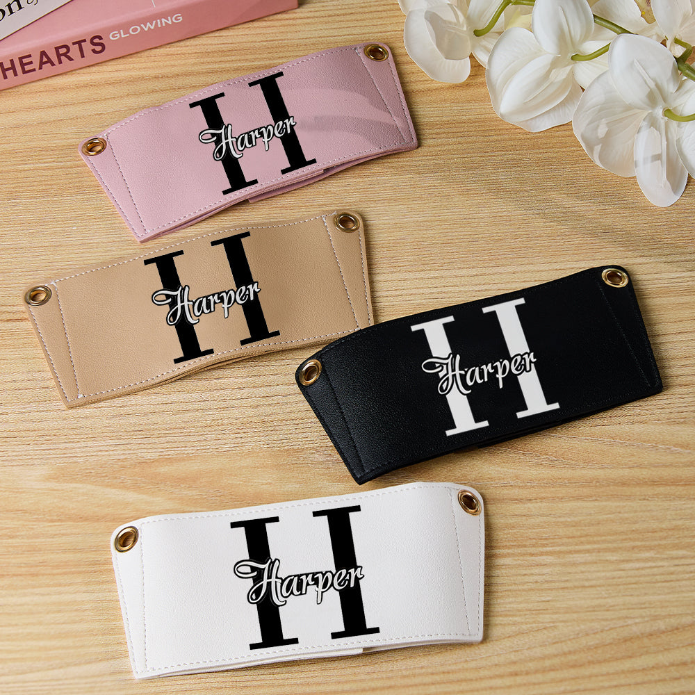 Personalised Name Water Bottle Carrier Bag with Adjustable Strap for 40oz Stanley Tumbler