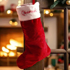 Personalized Christmas Stocking with Name Embroidery Christmas Stockings Decoration