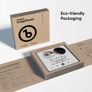 FridgeBeats Framed New 4.0 Upgrade Custom Music Fridge Magnet Moon Phase Style Fridge Magnet Gift for Lover