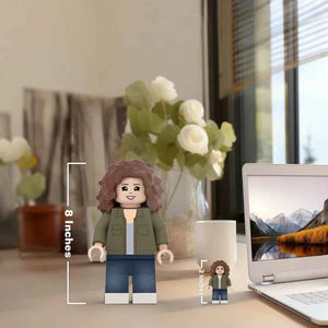 3D Print Christmas Gifts for Her Custom Giant Minifigs Personalized Photo Giant Minifigs Turn Your Photo into Minifigs