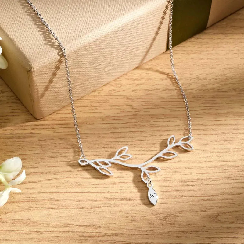Personalised Engraved Tree Necklace | Bespoke Wedding & Gift Jewellery