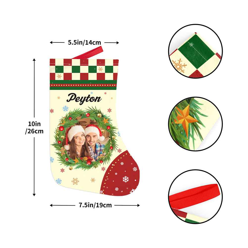 Personalized Christmas Stocking Custom Photo Christmas Stockings