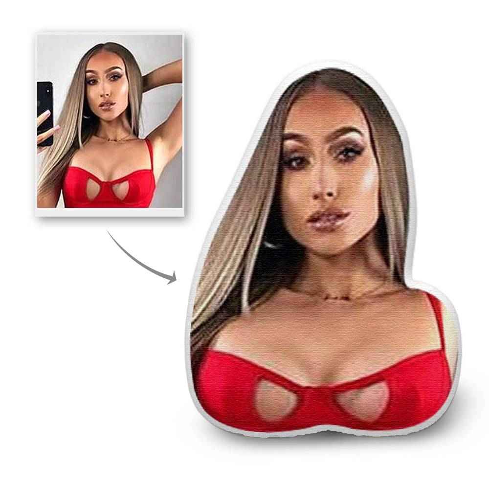 Customizable photo pillows are available.