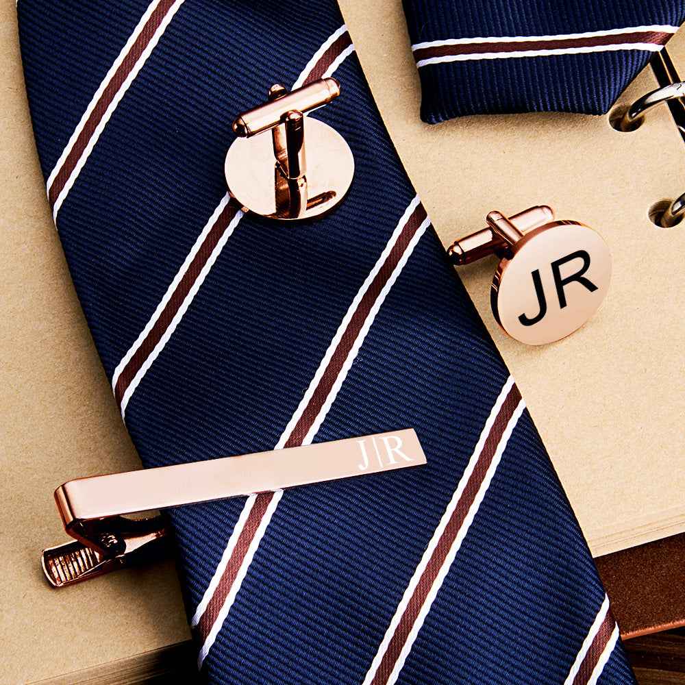 Tie clip/pin for the groomsmen