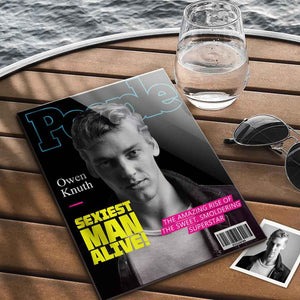 Custom Photo People Magazine Cover Plaque Gift For Boyfriend