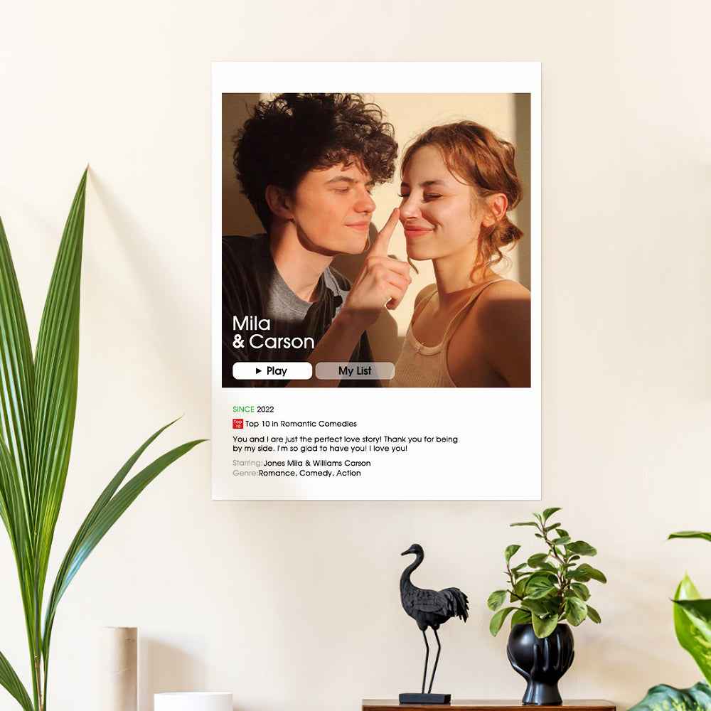 Custom Movie Poster Personalized Wall Art Print Poster