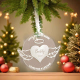 Personalized Wing Ornament Memorial Christmas Ornament Meaningful Christmas Gifts