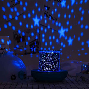 Custom Lucky Fish LED Rotating Star Projection Night Light