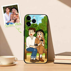 Custom Photo Phone Case Anime Portrait Personalized Phone Case A Variety of Cartoon Style