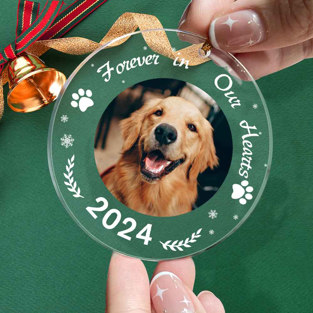 Personalized Dog Memorial Christmas Ornaments Remembrance Gift for Loss of Pet