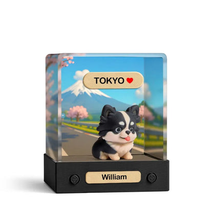 Personalised 3D Mini Figure from Your Photo - Custom Acrylic Box Gift
