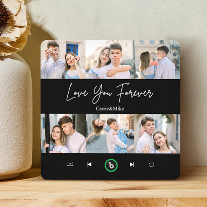 Gift-ready packaging for personalised singing fridge magnet — ideal Valentine’s Day gift, personalised fridge magnet