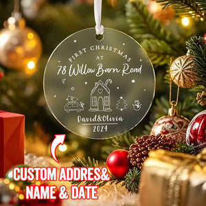 Personalised First Christmas in New Home Ornament New Home Ornament for Housewarming Gift