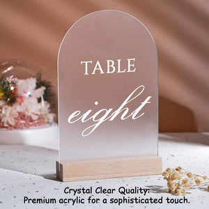 Personalized Wedding Table Numbers Custom Acrylic Table Numbers Wedding Reception Decor